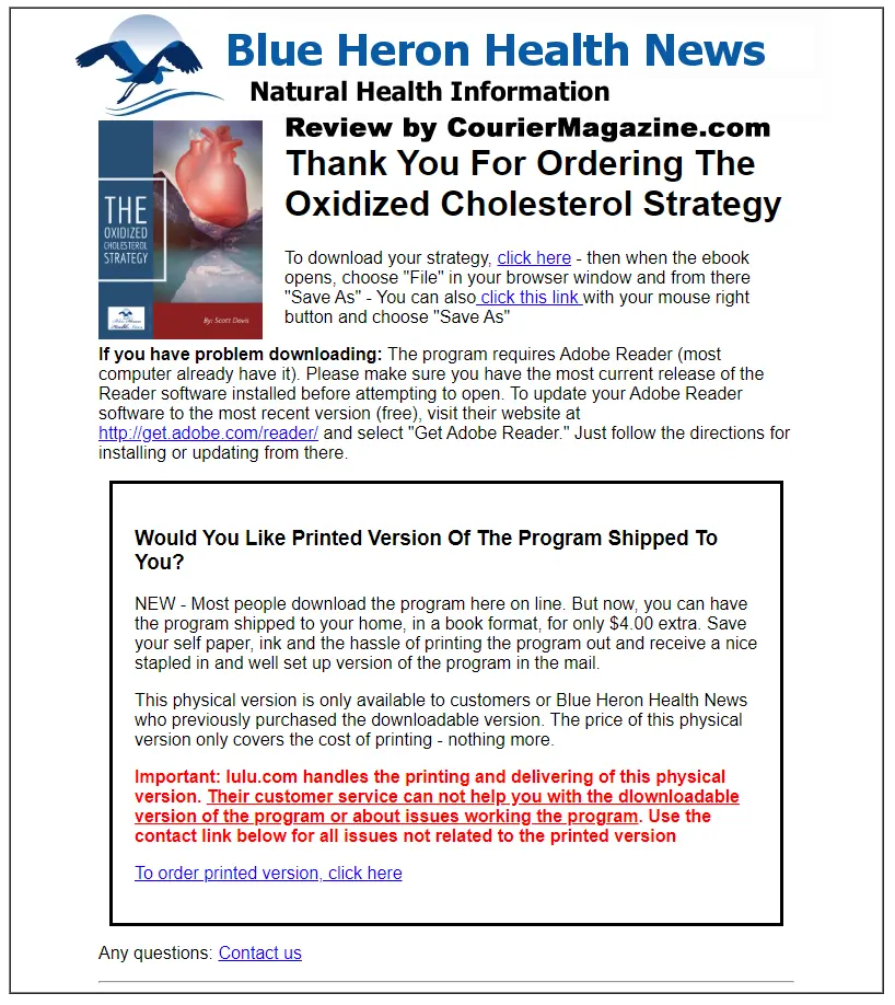 PDF) Scott Davis's The Oxidized Cholesterol Strategy Review - Shared by  Emma Johnson - EEWOWW