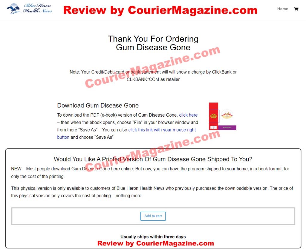 gum disease gone download page